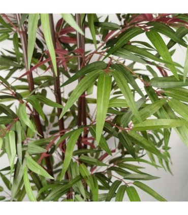 180cm Artificial Bamboo 1140 Red Green Silk Leaves