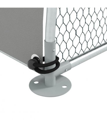 PawHut Walk-In Chicken Run with Cover, for 4-6 Chickens, 3 x 1.9 x 2.2m