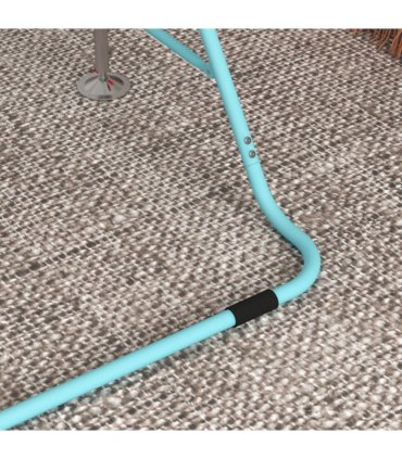 HOMCOM Kids Gymnastic Bar with Adjustable Height, Foldable Training Bar - Blue