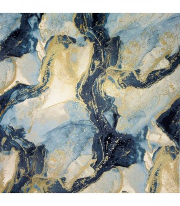 Abstract Marble Teal/Gold sw12