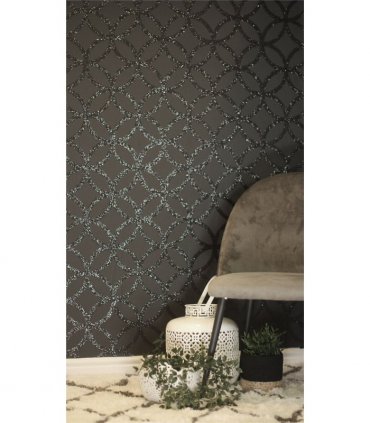 Sequin Geo Black sw9