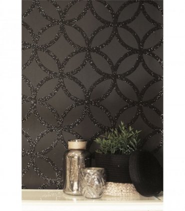 Sequin Geo Black sw9