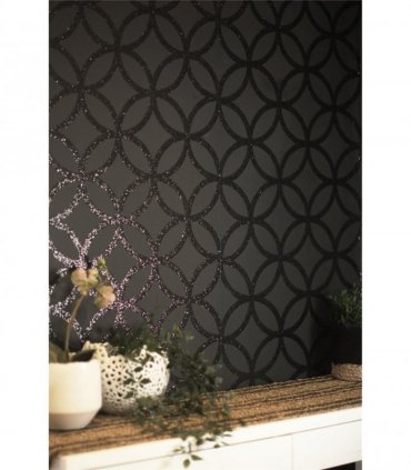Sequin Geo Black sw9