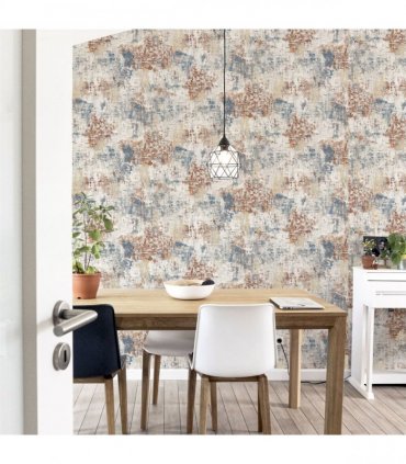 Abstract Texture Copper Navy sw12