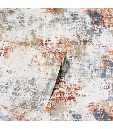 Abstract Texture Copper Navy sw12
