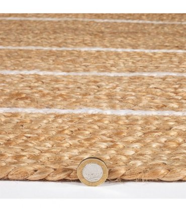 Prestbury Border Handbraided 120x170cm Natural Rug