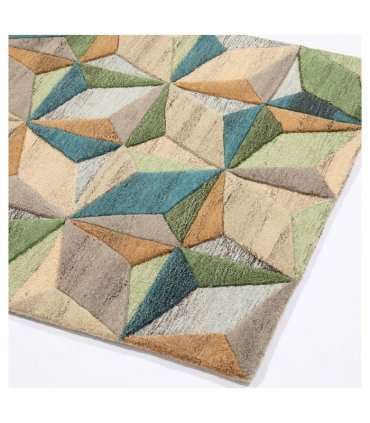Lilianna Embossed Geo Wool 120x170cm Rug