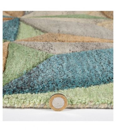 Lilianna Embossed Geo Wool 120x170cm Rug