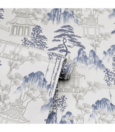 Japanese Pagoda Blue Grey sw12