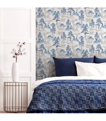 Japanese Pagoda Blue Grey sw12
