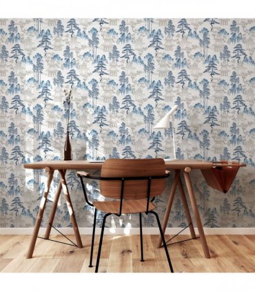 Japanese Pagoda Blue Grey sw12