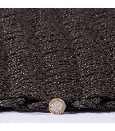Didsbury Braided Polypropylene 55x100cm Slate Doormat