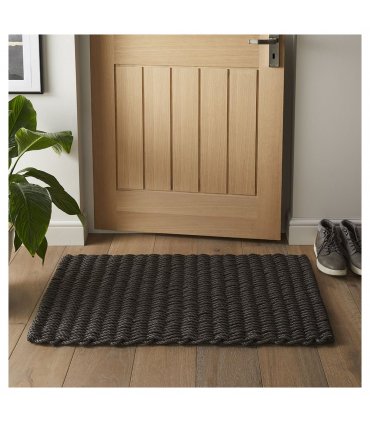 Didsbury Braided Polypropylene 55x100cm Slate Doormat
