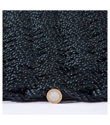 Didsbury Braided Polypropylene 45x75cm Navy Doormat