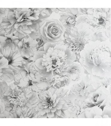 Glitter Bloom Silver sw12
