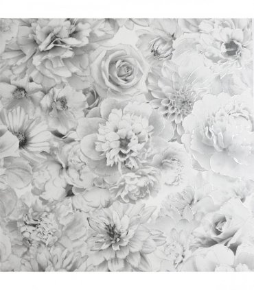 Glitter Bloom Silver sw12