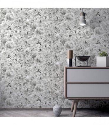 Glitter Bloom Silver sw12