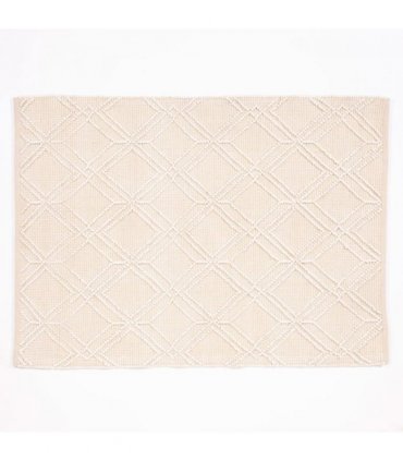 Blenheim Diamond 100% Pet 160x230cm Cream Rug