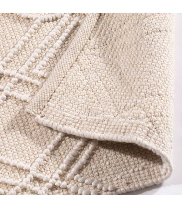 Blenheim Diamond 100% Pet 160x230cm Cream Rug