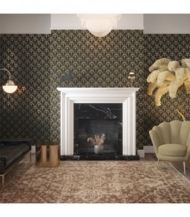 Palm Palace Black & Gold sw12