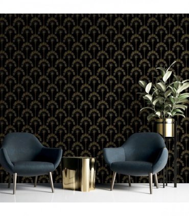 Palm Palace Black & Gold sw12