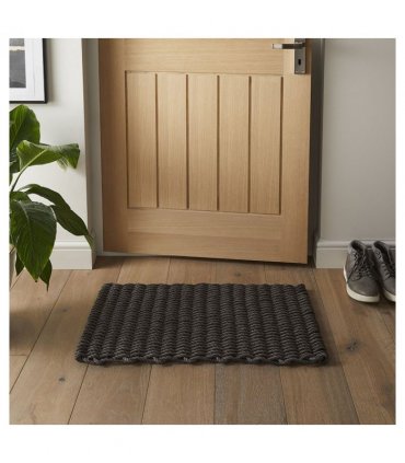 Didsbury Braided Polypropylene 45x75cm Slate Doormat