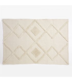 Windsor Geo Tufted 120x170cm Cream Rug