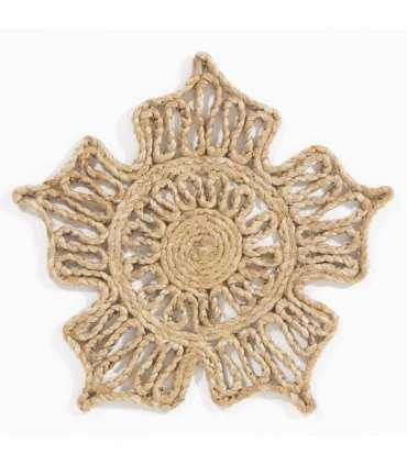Severn Jute Star 36x36cm Natural Set of 2 Placemats