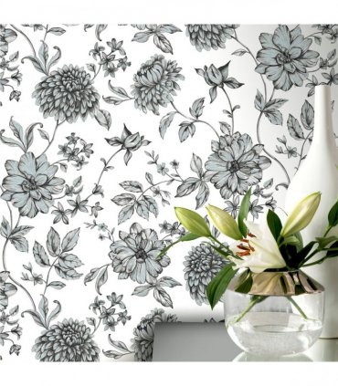 Fleur Mono Wallpaper sw12