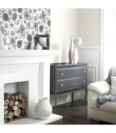 Fleur Mono Wallpaper sw12