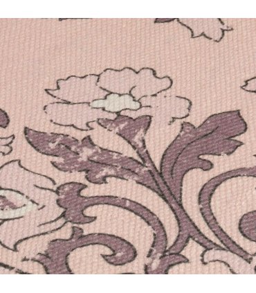Kew Antique Printed 120x170cm Mauve Rug with Tassel