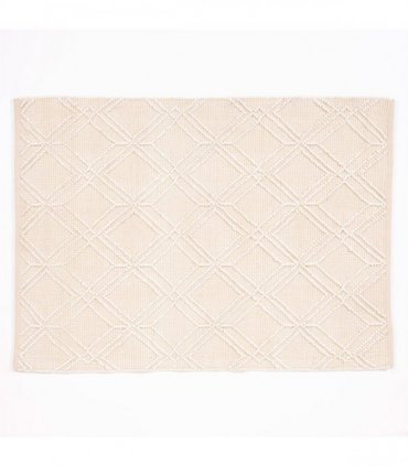 Blenheim Diamond 100% Pet 120x170cm Cream Rug