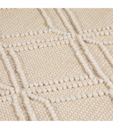 Blenheim Diamond 100% Pet 120x170cm Cream Rug