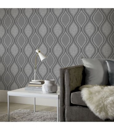 Curve Charcoal Wallpaper sw6
