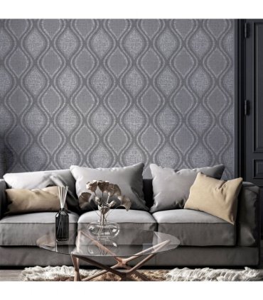 Curve Charcoal Wallpaper sw6