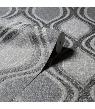 Curve Charcoal Wallpaper sw6