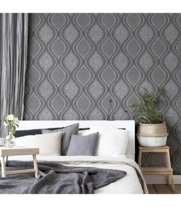 Curve Charcoal Wallpaper sw6