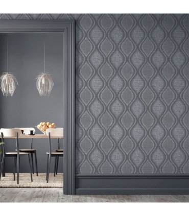 Curve Charcoal Wallpaper sw6