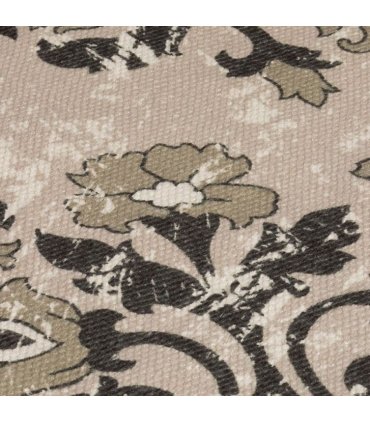 Kew Antique Printed 120x170cm Grey Rug with Tassel