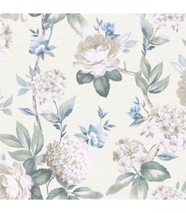 Keeka Floral Blue Cream sw12