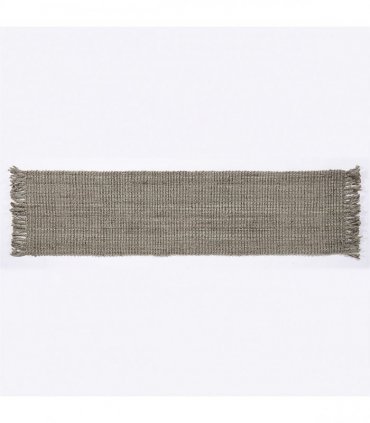 Whitefield Handwoven Boucle Tassel 60x230cm Grey Runner