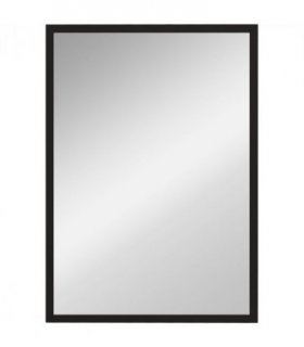 HOMCOM 70x50cm Wall Bathroom Mirror for Home Decor, Vanity Mirror, Black