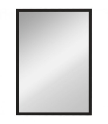 HOMCOM 70x50cm Wall Bathroom Mirror for Home Decor, Vanity Mirror, Black