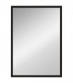 HOMCOM 70x50cm Wall Bathroom Mirror for Home Decor, Vanity Mirror, Black