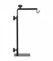 PawHut Reptile Lamp Stand, Adjustable Lamp Holder with Hook Hanging Base