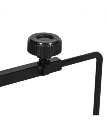 PawHut Reptile Lamp Stand, Adjustable Lamp Holder with Hook Hanging Base