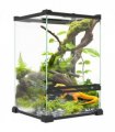 PawHut Glass Reptile Terrarium, 12L Vivarium for Lizards Frogs Snakes Turtles