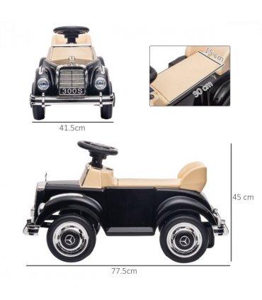AIYAPLAY Ride on Sliding Car Foot to Floor Mercedes-Benz 300S Licensed for Kids