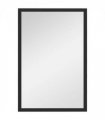 HOMCOM 60x40cm Wall Bathroom Mirror for Home Decor, Vanity Mirror, Black