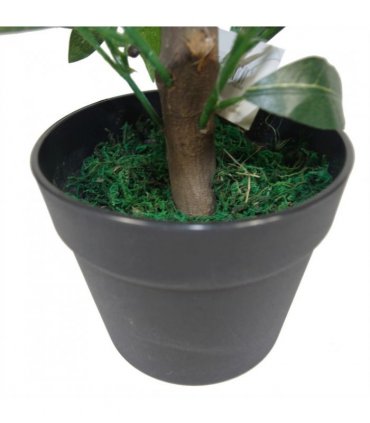 Pair of 50cm Dwarf Artificial Bay Trees Laurel Topiary Bushes